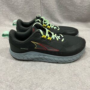 Altra Outroad Trail Running Sneakers Mens Size 10.5 Black Lace-Up AL0A7R6N241